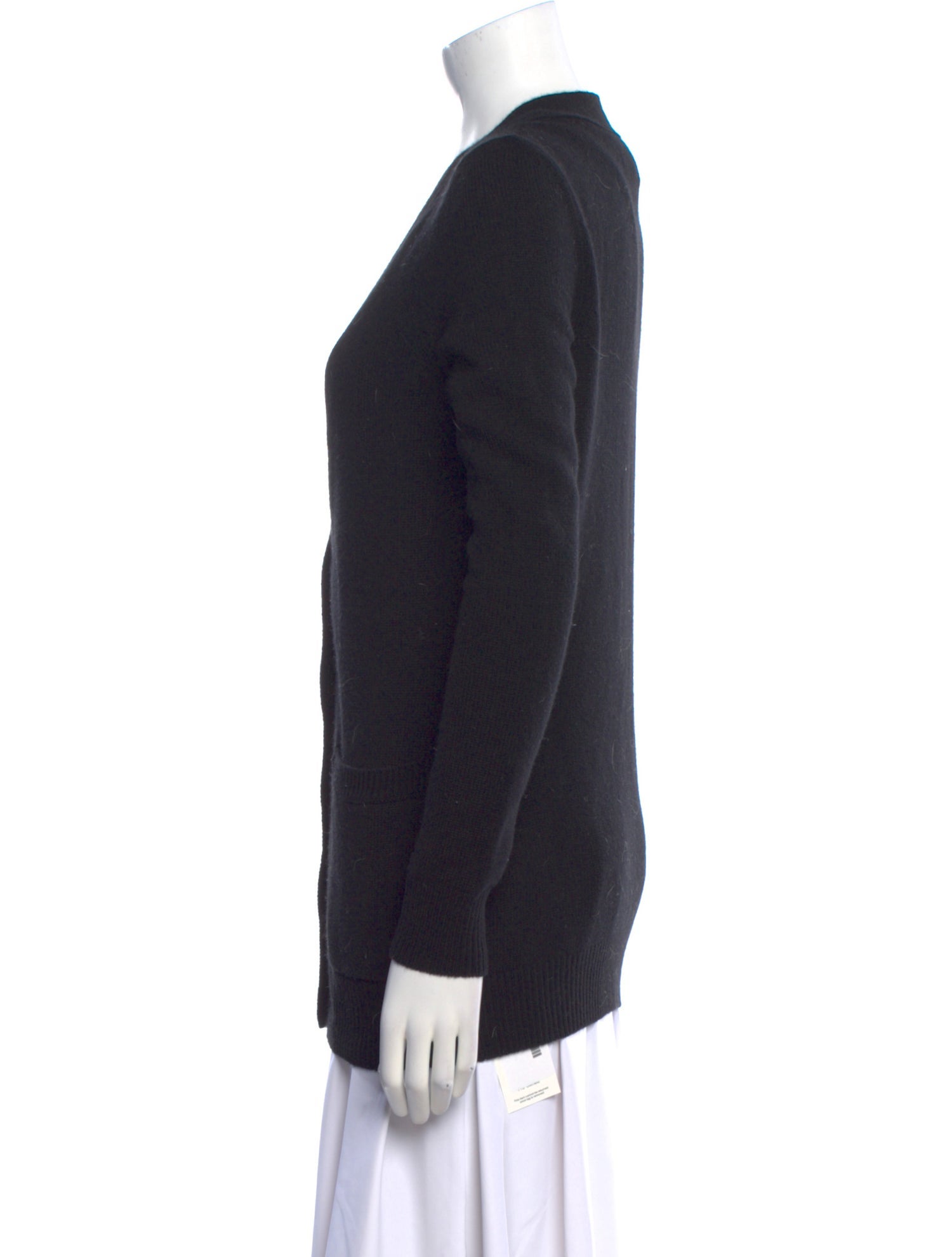 Goop G. Label Cashmere Plunge Neckline Sweater
